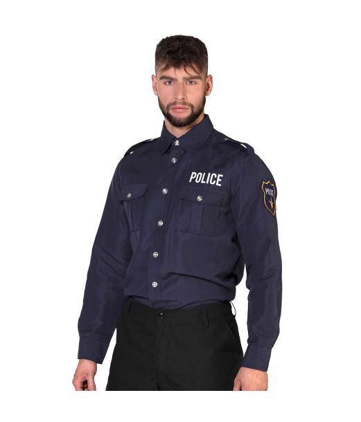 Politi skjorte til mænd