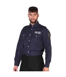 Politi skjorte til mænd