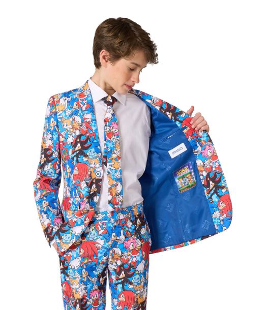 OppoSuits Sonic the Hedgehog jakkesæt til teens