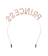 Princess hårbøjle med rhinsten