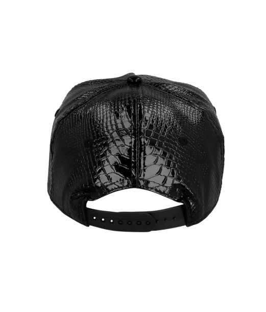 Sort cap med dollartegn 