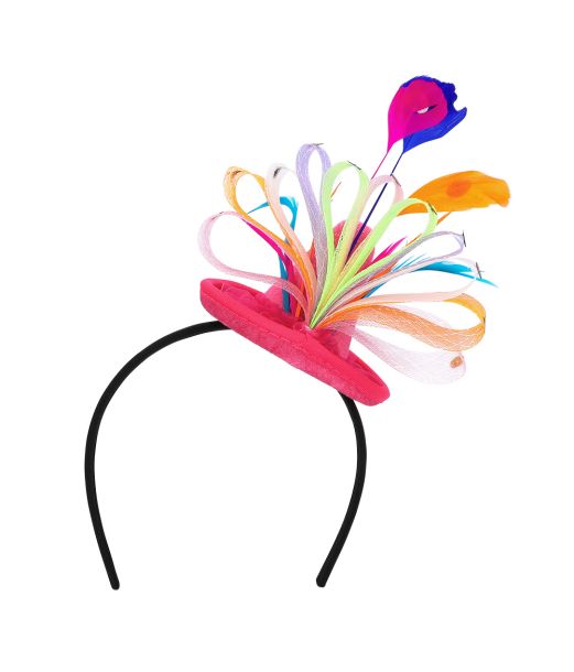 Hårbøjle med mini klovnehat