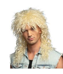 Blond rock paryk