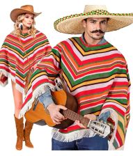 Mexicansk poncho til voksne
