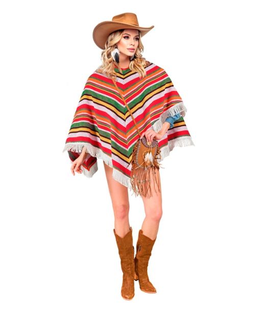Mexicansk poncho til voksne
