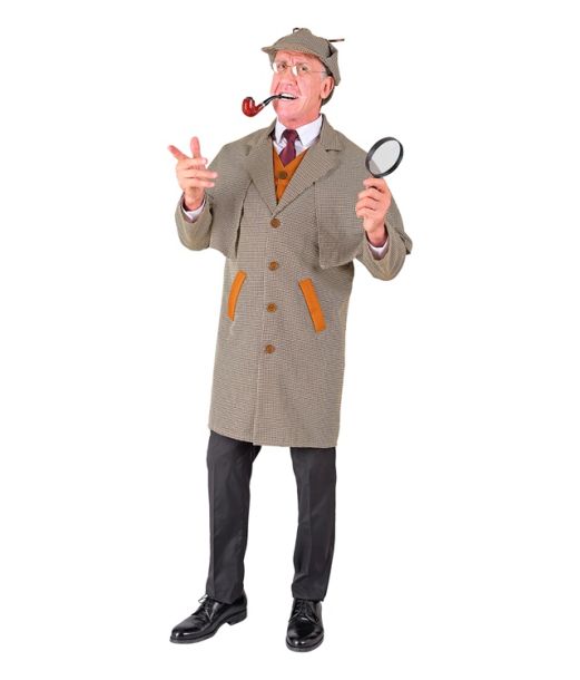 Detektiv kostume til voskne.