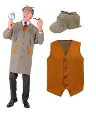 Detektiv kostume til voskne.