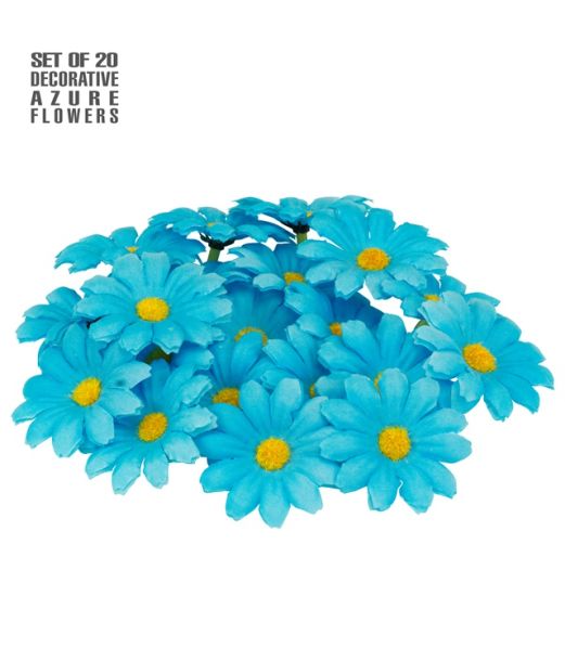 Blå blomster, 20 stk