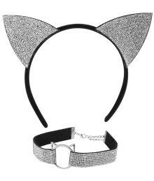 Kattesæt med rhinsten