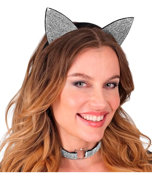 Kattesæt med rhinsten