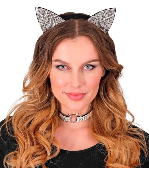 Kattesæt med rhinsten