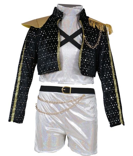 K-Pop star Silver leader kostume til piger