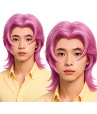 K-Pop dæmon paryk pink
