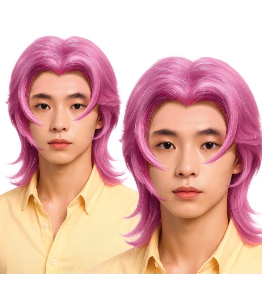 K-Pop dæmon paryk pink
