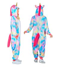 Regnbue enhjørning kostume til voksne
