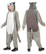 Vaskebjørn kostume til voksne