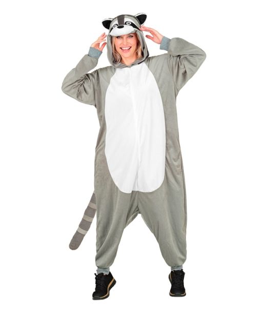 Vaskebjørn kostume til voksne