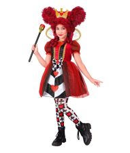 Hjerter Dronning kostume til piger