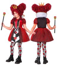 Hjerter Dronning kostume til piger