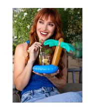 Oppustelig palmetræ kopholder