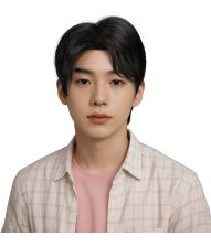 Sort K-Pop dæmon paryk