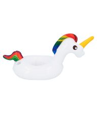 Oppustelig enhjørning kopholder