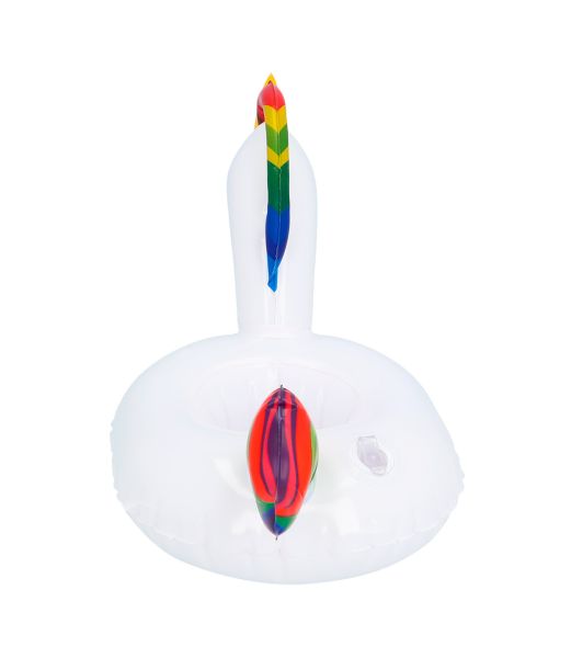 Oppustelig enhjørning kopholder