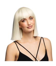 Blond lang page paryk