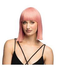 Koral pink lang page paryk