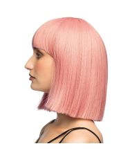 Koral pink lang page paryk
