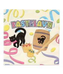 Fastelavnsservietter 16 dk