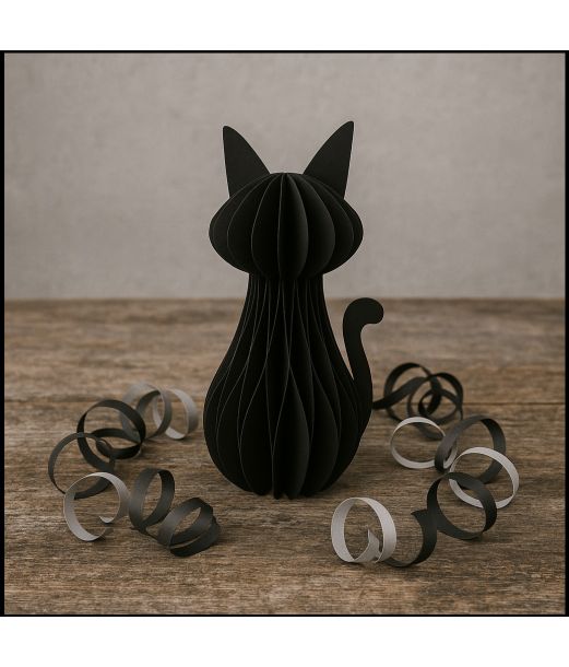 Papirvæv kat, 20 cm bred