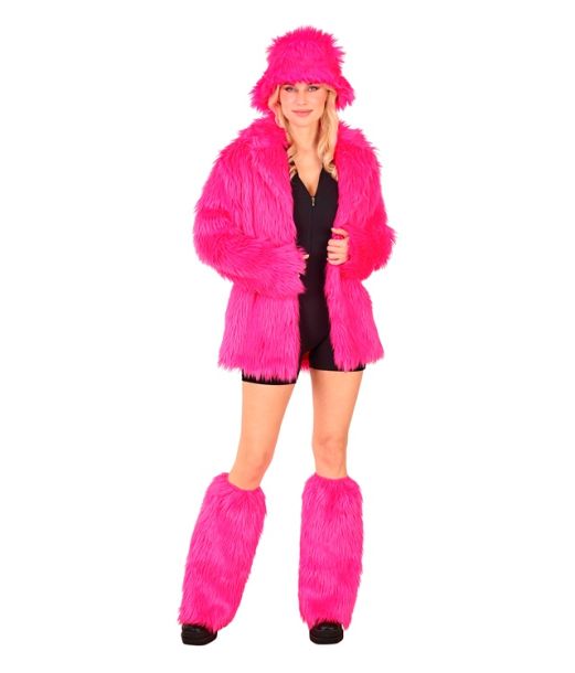 Neonpink pels benvarmere