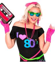 Neonpink blonde handsker