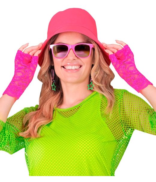 Neonpink blonde handsker