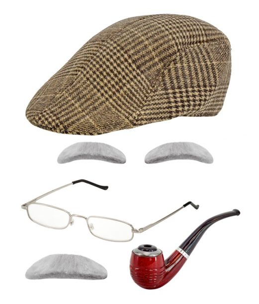 Gammel mand udklædningssæt