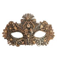Kobber øjenmaske med sten