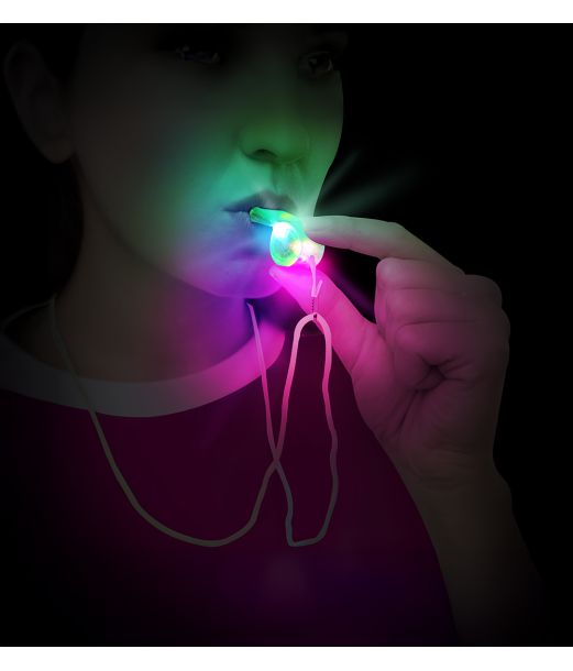 Fløjte med blinkende lys