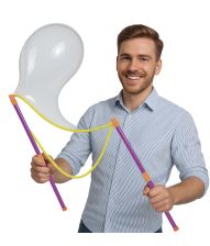 Sæbeboble pinde med sæbe