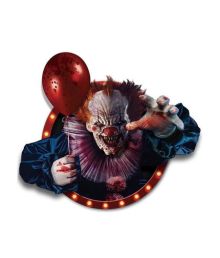 Uhyggelig klovn vægdekoration