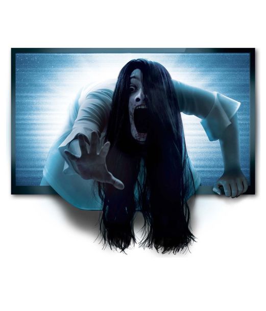 Besat fjernsyn vægdekoration