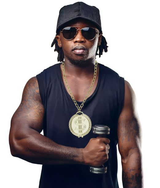 Guld halskæde med dollar vedhæng