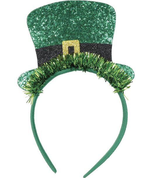 Skt Patrick hårbøjle med hat