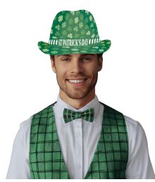 Skt Patrick kløver hat