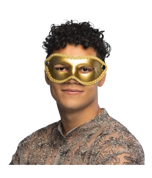 Halvmaske Gabriella guld