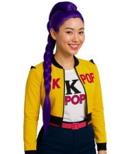 Kpop paryk lilla, voksen