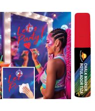 Rød flydende kridt pen