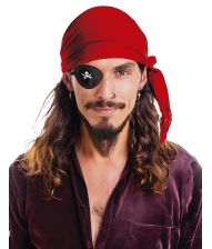 Rød pirat bandana