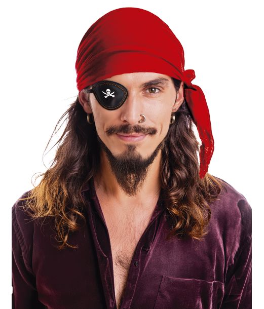 Rød pirat bandana