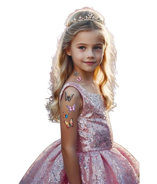 Kunstige sommerfugle tatoveringer 